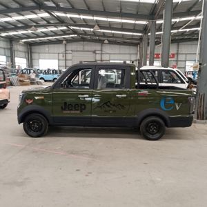 Camioneta Eléctrica Mini Fabricada en China, Vehículo de Transporte de Doble Cabina, Vehículo de Nueva Energía, 2000W, Frenos de Disco en las Cuatro Ruedas - Product Image 3