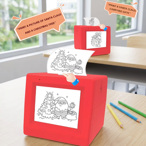 <span class=keywords><strong>Imprimante</strong></span> de poche sans encre à commande vocale par IA, <span class=keywords><strong>imprimante</strong></span> thermique sans fil pour autocollants, connectée à une application, OEM/ODM, logo personnalisé, boîte couleur - Product Image 6