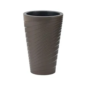 Macetas de plástico grandes anti-UV de buena calidad al por mayor para <span class=keywords><strong>plantas</strong></span> <span class=keywords><strong>y</strong></span> flores de jardín de interior <span class=keywords><strong>y</strong></span> exterior - Product Image 3