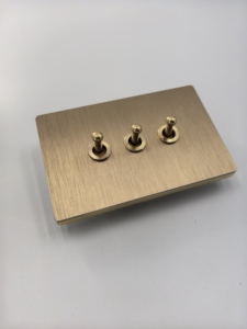 High End New Arrival Best Price Aluminum 118 US Standard Wall <b>Light</b> 1/2/3 Toggle Switch and <b>Socket</b> - Product Image 2