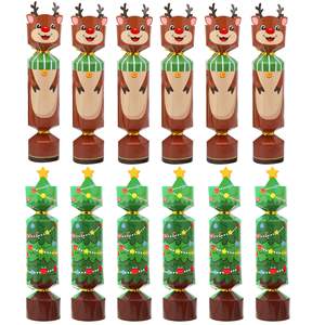 24 Pcs/Pack Christmas Candy Shaped Cartoon Paper <b>Sweet</b> <b>Gift</b> Cookie Packaging <b>Boxes</b> Christmas Cracker <b>Boxes</b> Factory Xmas New Year - Product Image 5