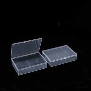 Đa mục đích trong suốt PP hộp nhựa, <span class=keywords><strong>container</strong></span> lưu trữ cho mỹ phẩm, đồ trang sức, thủ công, sinh thái thân thiện và tái sử dụng, nhà máy trực tiếp - Product Image 1