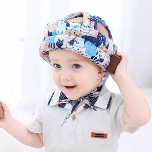 casco de seguridad ajustable para bebe arnes protector para la cabeza gatear