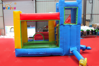 WINSUN-Tobogán inflable pequeño y colorido para exteriores, tobogán inflable comercial para niños