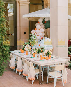 Chaise de fête pour enfants en rotin faite à la main |   Chaise pour enfants en osier durable pour les événements d'anniversaire, décoration intérieure - Product Image 6