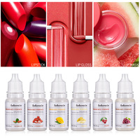 Gloss à lèvres DIY fait main, 24 saveurs, aux extraits de plantes, fleurs et fruits, parfums internationaux, 10ml Poids Net, Non-chimique pour la pâtisserie