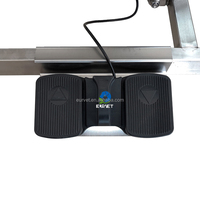 Table d'opération vétérinaire EUR VET TB-1 en acier inoxydable 304 avec plateau grillagé, écologique, hauteur réglable, poubelle à déchets et roulettes