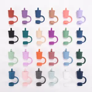 simple Reusable Drinking Straw Tips Lids Dust-proof Straw Plugs Various Straw Tip Covers With water bottle Tumbler - Buy 8mm