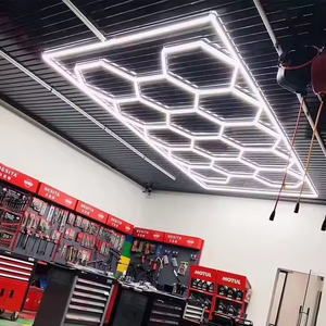 Ánh sáng nhà máy tiệm hớt tóc cửa hàng quần áo cửa hàng cắt tóc siêu thị nhà để xe Hex tổ ong lục giác lục giác chiếu sáng LED ánh sáng - Product Image 4