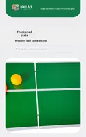 Table de tennis de table pliable en gros pour fabricants, grande taille, design mini intérieur, compétition, bois, pour parents et enfants, bureau