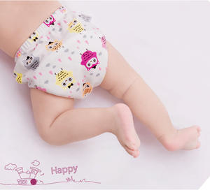 Baby wieder verwendbare Stoff windel 6-lagige wasserdichte atmungsaktive Trainings shorts Unterwäsche Stoff hose - Product Image 6