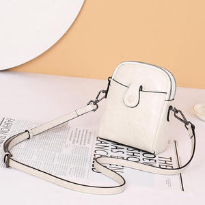 AndoBag - Bolso de Mano Vintage para Mujer, Bolso Bandolera de Cuero Vacuno Genuino Togo, Bolso Pequeño 8007 - Product Image 3