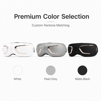 Produits de massage oculaire de luxe, airbag pour soulager la fatigue oculaire, vibration, chauffage, masseur oculaire intelligent pliable sans fil