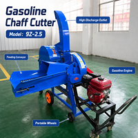 Machine à couper la paille pour usage agricole, équipement de coupe de fourrage à moteur à essence