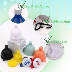 ขวดน้ำพลาสติก PP แบบพกพา 2 in 1 ปลอดสาร BPA สำหรับใส่ผงโปรตีน พร้อมกรวย  ขายส่งราคาพิเศษ รับทำโลโก้ตามสั่ง - Product Image 5