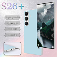 Smartphone S26 Ultra Económico, 16GB 1TB, Asia, 5G, Android 15, Snapdragon 8 Gen 4, 78MP 108MP, Pantalla HD de 7.3 Pulgadas, 8000mAh, OTG, Teléfono Inteligente