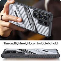 Étui de téléphone antichoc avec béquille intégrée pour Samsung Galaxy S26 Ultra Plus Edge, coque de protection antichute pour Galaxy A16 A26 A36