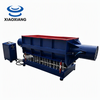 XIAOXIANG 600L Große Rechteckige Vibrationsentgratungsmaschine Automatische Entgratung PLC-Gesteuert 3kW 400V 800kg