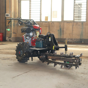 Produits les plus vendus : Mini-trancheuse à chaîne personnalisée homologuée CE 15 CV, profondeur de tranchée super 450 mm, pour tracteur - Product Image 2