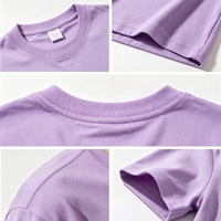Duurzaam katoenen oversized T-shirt met korte mouwen, bedrukt grafisch ontwerp, casual streetwear voor jeugdmode, export OEM bulk levering
