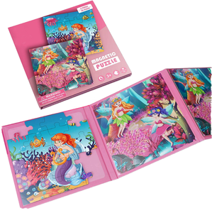 Rompecabezas magnético, juguete educativo para niños, fácil de transportar y adecuado para viajar. - Product Image 1