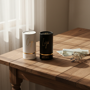 Customized Eco-friendly Luxury 50ML Paper Tube Packaging Gold Foil Printing - Product Image 3