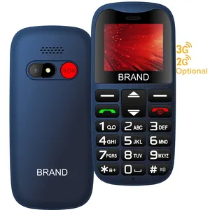TC25 큰 버튼 키패드 1.8 인치 노인 휴대 전화 2G 기능 수석 휴대 전화