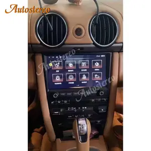 Untuk Porsche Cayman 911 Boxster 997 Stereo otomatis Android 10 64 4G mobil navigasi GPS pemutar Multimedia HeadUnit Radio Tape Recorde