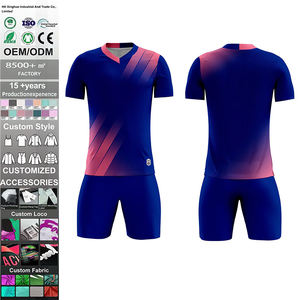 Groothandel Originele Voetbalkleding Voetbalset Voetbaluniform Kleding Op Maat Voetbaltenue Heat-Transfer Jersey Polyester/Katoen - Product Image 1