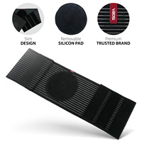 Ceinture réglable pour hernie ombilicale VBOSI pour hommes et femmes liant de soutien abdominal avec coussinet de compression pour les hernies du nombril