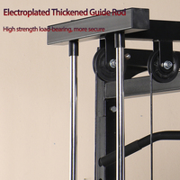 Barre de traction multi-prise Comercial Power Cage Squat Rack, barres de sécurité réglables, musculation pour la salle de sport à domicile