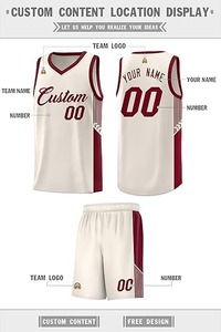 Pantalones cortos de baloncesto de verano personalizados BSCI con logotipo de equipo cosido Jersey sublimación uniformes Conjunto elegante - Product Image 3