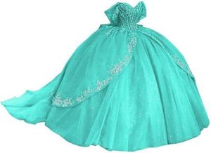 Vestidos <span class=keywords><strong>de</strong></span> Quinceañera Verde Oscuro Princesa con Pedrería y Cristales <span class=keywords><strong>de</strong></span> Baile Lazo Dulces <span class=keywords><strong>15</strong></span> 16 Corsé Personalizado 2025 - Product Image 4