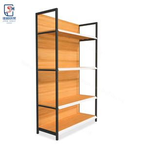 Estantes <span class=keywords><strong>de</strong></span> Exhibición con Acabado <span class=keywords><strong>de</strong></span> <span class=keywords><strong>Madera</strong></span>, Modernos y Elegantes, Estantes <span class=keywords><strong>de</strong></span> Supermercado para Tiendas y Supermercados Hechos <span class=keywords><strong>de</strong></span> Acero - Product Image 5