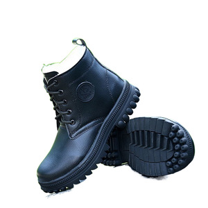 Botas de nieve para hombre, impermeables, cálidas, de lana, de caña alta, antideslizantes, de cuero y algodón, para el noreste de China - Product Image 2