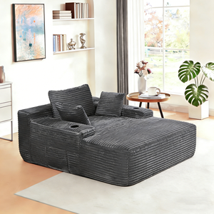 Boneless <b>Sofa</b> Compressed <b>Sofa</b> Bed Corduroy Big <b>Sofa</b> Hotel Vacuum Compressed Foam Couch Set Manufacturer - Product Image 2