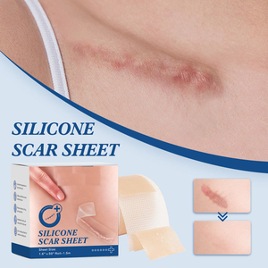 Plester penghilang bekas luka silikon, perekat penghilang bekas luka tahan air & dapat digunakan kembali, bagian C, Jerawat, perbaikan bekas luka Keloid - Product Image 4