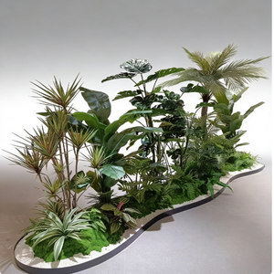 Décoration Florale Artificielle Personnalisée : Installation Paysagère de Mousse et <span class=keywords><strong>Cactus</strong></span> pour Mariages, Hôtels et Affichages Commerciaux - Product Image 4