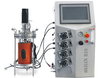 Biorreactor de Laboratorio Bailun con Agitación Magnética, Recipiente de Presión de Acero Inoxidable de 5L, Cultivo de Células y Bacterias, Calentamiento Inferior
