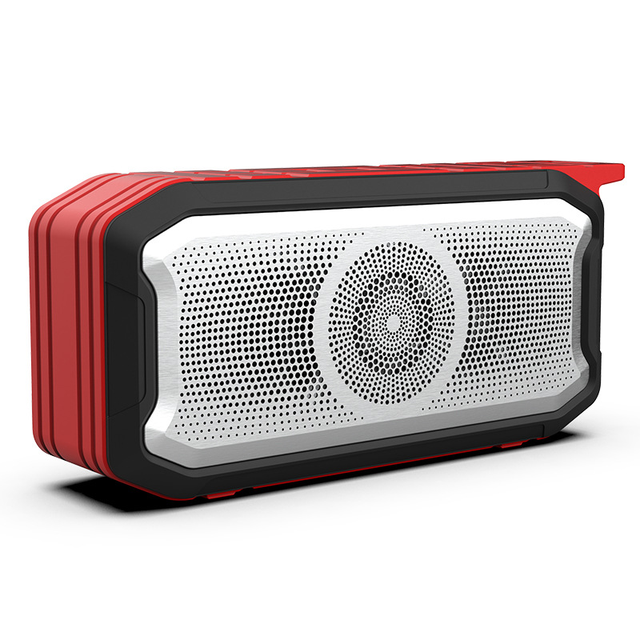 Waterproof BT 5.0 Speaker IPX7, Portable Outdoor Wireless Speaker with USB Disk Sd/tf Card Clip, Bass FM Radio for Shower Hiking