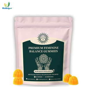 Gommose per l'Equilibrio Femminile, Supporto del pH Vaginale, Probiotico al Gusto Ananas, Integratore per il Benessere Intimo - Product Image 1