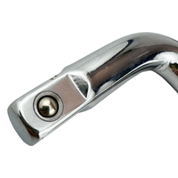 Barre d'extension de douille en forme de L, 1/2, 15 pouces, en acier à haute teneur en carbone, pour clé à douille, réparation automobile, outil à main, outils de quincaillerie