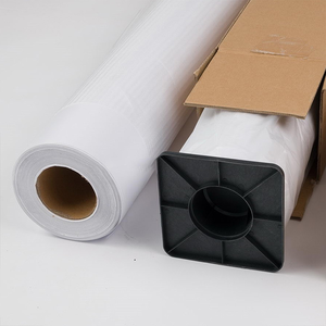 Vinilo Autoadhesivo Monomérico de PVC Blanco Brillante Mate, Rollo de Vinilo con Pegamento Blanco, Imprimible con Tinta Eco-Solvente, Antiestático, para Señalización Exterior - Product Image 1