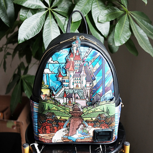 Loungefly กระเป๋าเป้สะพายหลังสวยงามและสัตว์น่ารักขนาดเล็กลายการ์ตูนเจ้าหญิงกระเป๋าเป้สะพายหลังสำหรับเด็กกระเป๋านักเรียนเป้แฟชั่น - Product Image 2