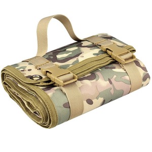 Outdoor Tactical Camouflage Shooting <b>Mat</b> Thickened <b>Waterproof</b> Portable Camping Hiking <b>Mat</b> Rectangle Foam Fill Khaki Green Black - Product Image 4