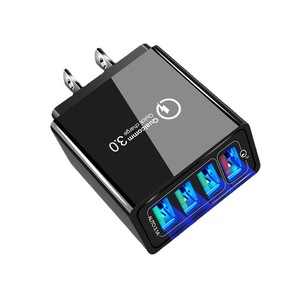 เครื่องชาร์จโทรศัพท์มือถือ 4USB แบบชาร์จเร็ว คุณสมบัติ 3.1A 48W QC3.0+2A หัวชาร์จแบบหลายพอร์ต - Product Image 1