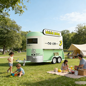 Large Operating Space Mobile Food <b>Trailer</b> Multifunctional Street Vending Cart - Product Image 1