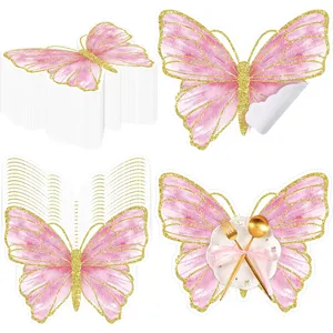 Tabletex 50 pcs bướm giấy placemats dùng một lần bướm placemats bướm nơi Mat cho mùa xuân mùa hè đám cưới sinh nhật