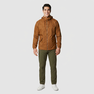 Best Quality Custom Men's Polyester Hooded Windbreaker <b>Jacket</b> <b>Waterproof</b> for <b>Winter</b> Beach Wear Slim Fit 2026 - Product Image 1
