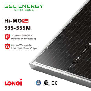 Gsl Energie Groothandel Thuis Gebruik Zonne-Energie Fotovoltaïsche Paneel Pv-Paneel Pv Panelen Grond Montage 600W - Product Image 2